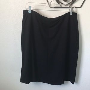 J Jill black pencil skirt